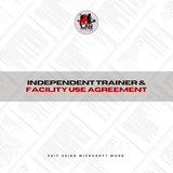 Independent Trainer & Facility Use Agreement Template